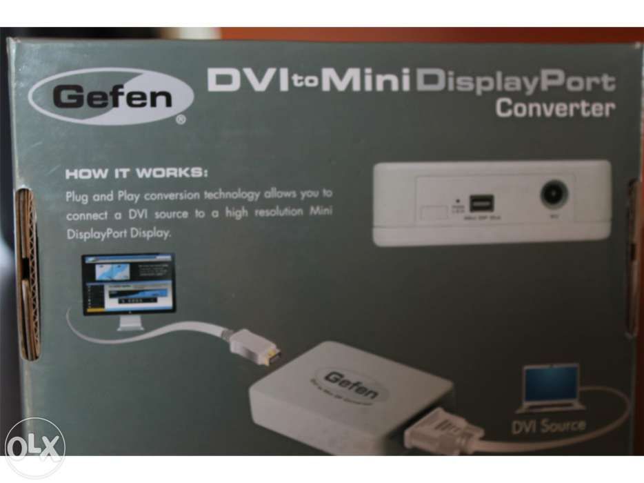 Gefen dvi - mini displayport (used to connect macbook to Apple Cinema64584271318401122