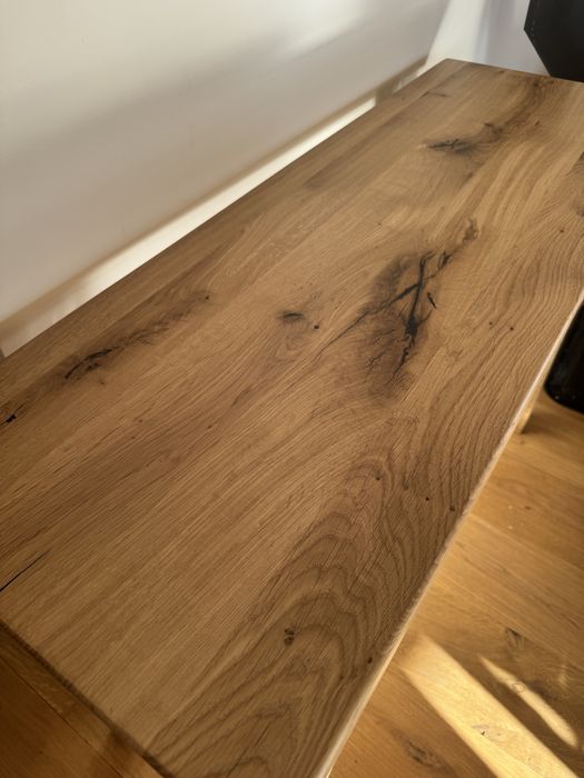 Konsola drewniana rustykalna jak westwing