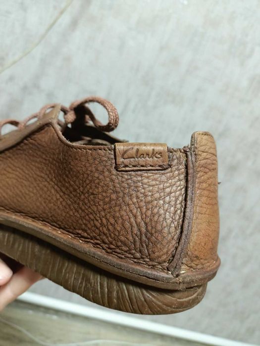 47 р. Чоловічі туфлі Clarks 12G UK 12 / EU 47 мокасини на широку ногу