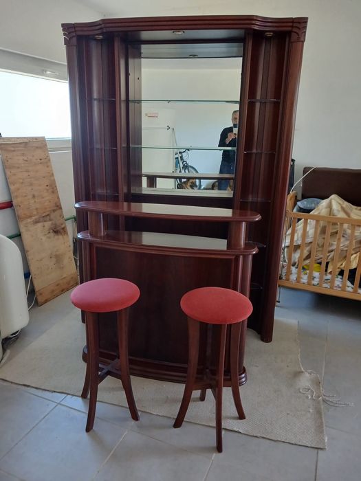 Bar de canto para sala