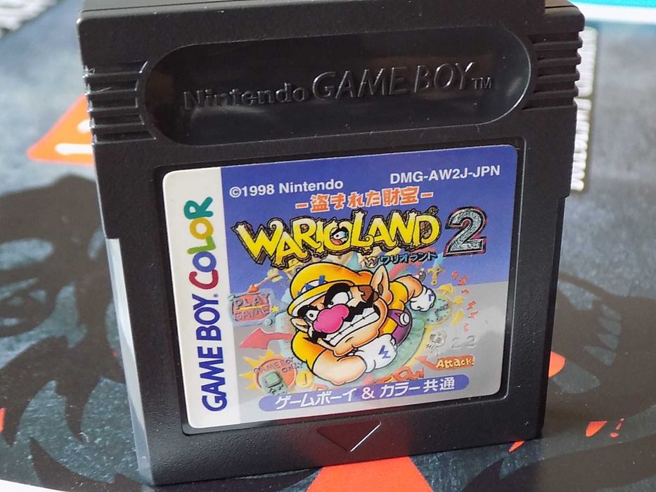 Wario Land 2 grubas na Nintendo Game Boy/Game Boy Color/GBA SP Advance