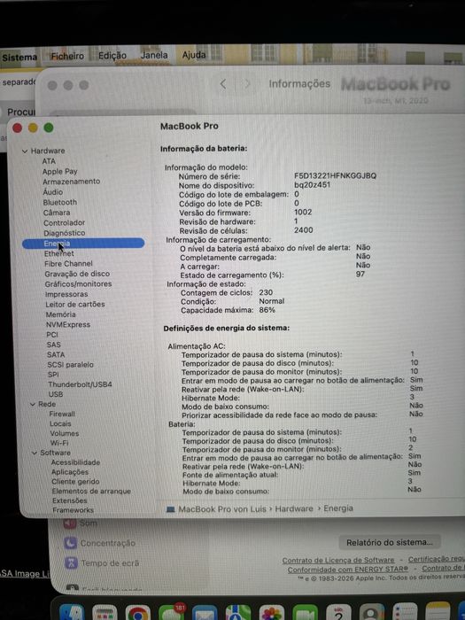 MacBook Pro M1 13” 2020 | 16GB RAM | 256GB SSD | Garantia