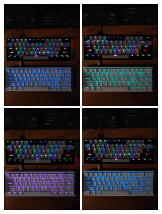 Механічна Aula F3261 ігрова клавіатура з RGB Hot-swap Red Brown switch