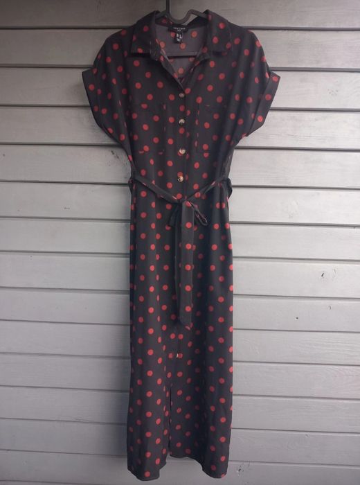 Długa sukienka  w kropki  New Look 36