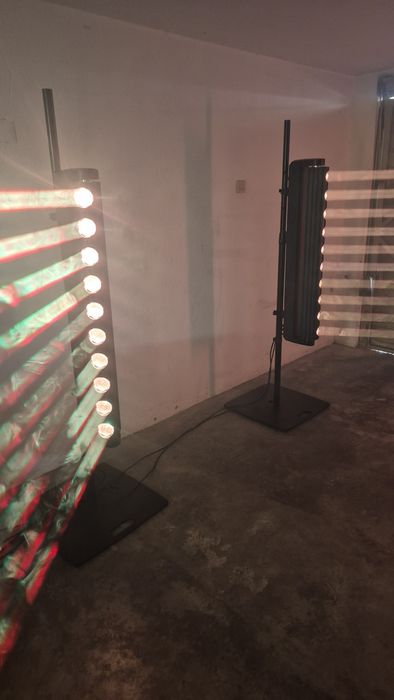 2 Barras Led Moving Head 10*40w como novas + Case de 4 Unidades