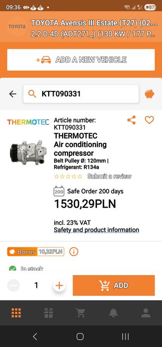 Compressor klimatyzacji