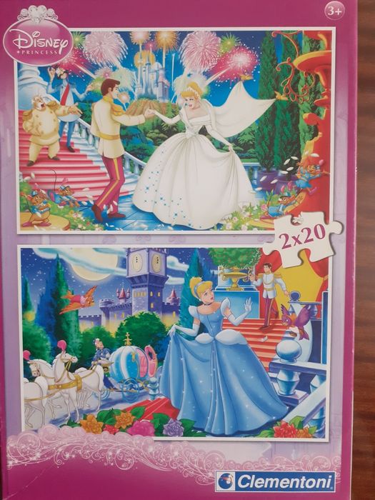 Puzzle 2x20 Kopciuszek Clementoni