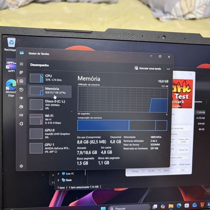 Portátil Gaming MSI i7-12650H + RTX4060 | 144Hz