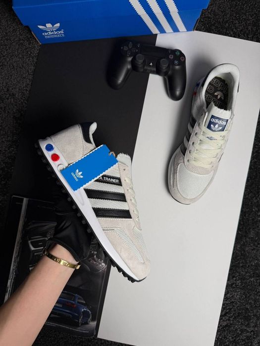 Кросівки сітка чоловічі Adidas LA Trainer Beige Black 41-45р