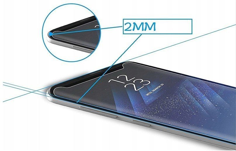 Szkło Hartowane Samsung Galaxy S8 / S9 Plus Uv Cały Ekran