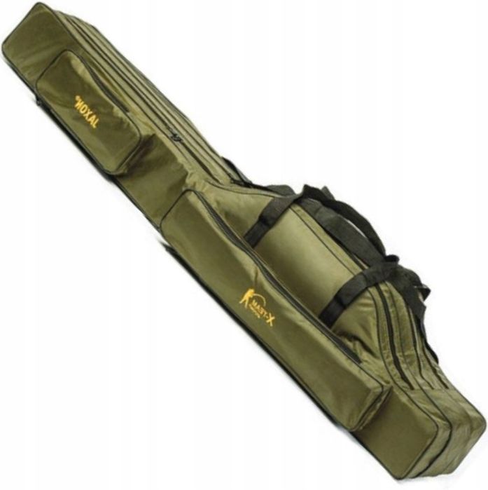 Jaxon Pokrowiec Na Wędki Potrójny Trzy Komory 130 cm