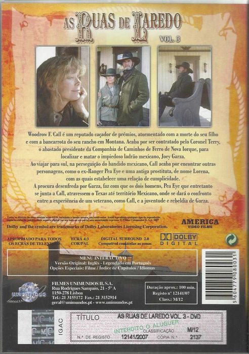 As Ruas de Laredo (série completa 3 DVD) (1995)