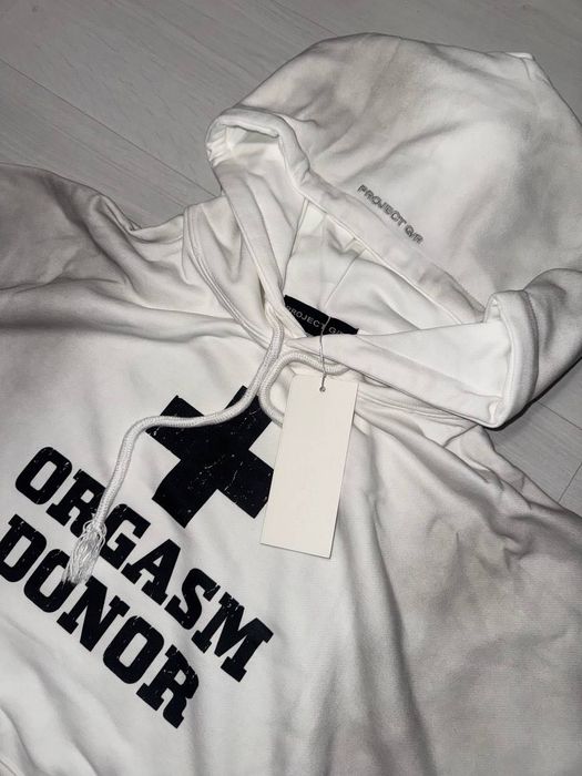 ЧОРНИЙ ТА БІЛИЙ! Худи grailz orgasm donor project gr