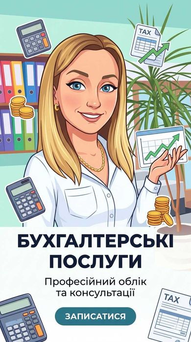Бухгалтер для ФОП/ТОВ на будь-якій системі оподаткування