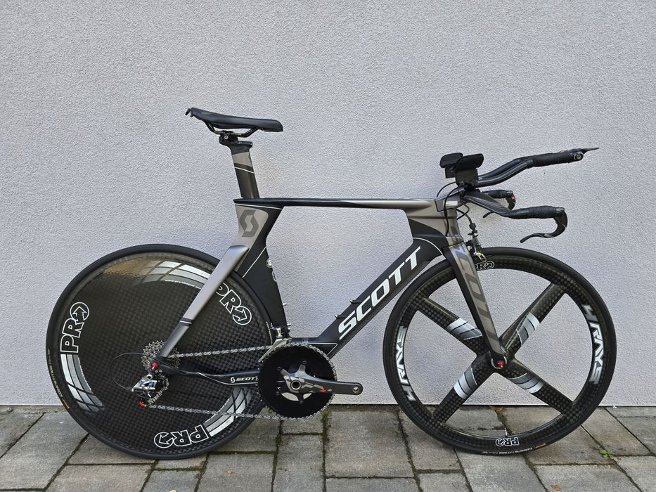 Rower Czasowy TT Scott Plazma 3, Red, Dysk roz.54/M