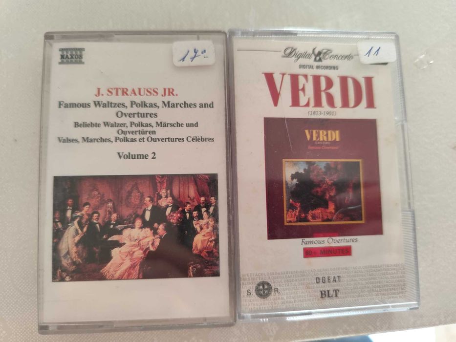 Lote de k7 musica clássica rara,alguns selados