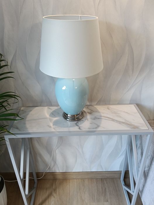 Konsolka srebrna szara