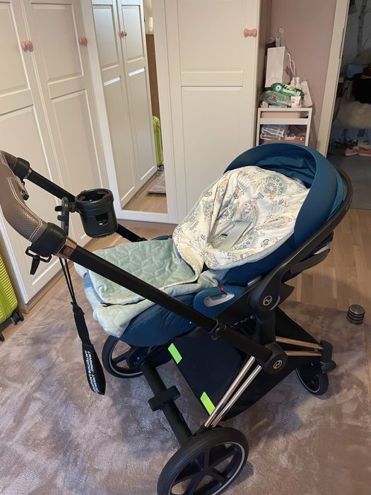 Cybex e-Priam 3w1 – kompletny zestaw, stan bardzo dobry