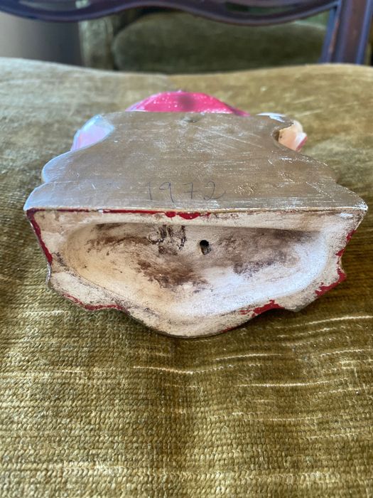 Senhor Santo Cristo Dos Milagres 15 cm Antigo olhos vidro Assinado JR