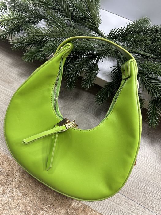 Салатова сумка з еко-шкіри