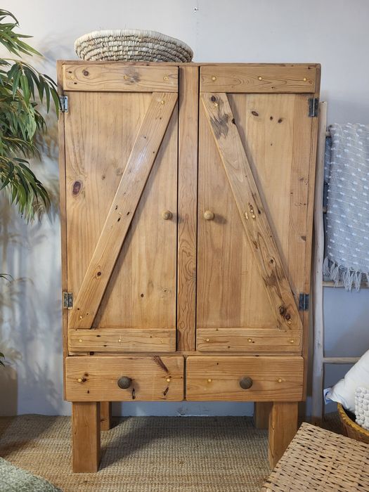 armario, estante, louceiro, prateleiras, decoração, rustico