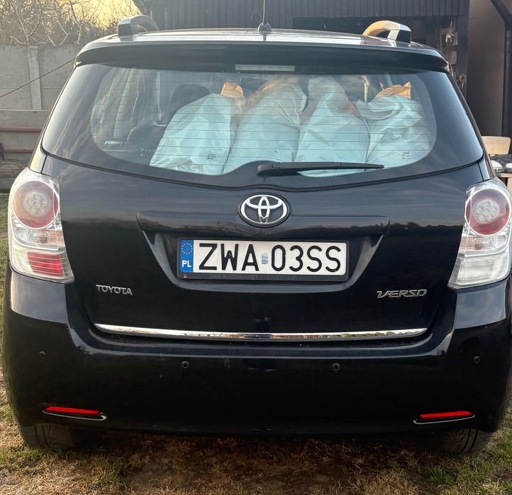 Toyota verso 7 os 2009