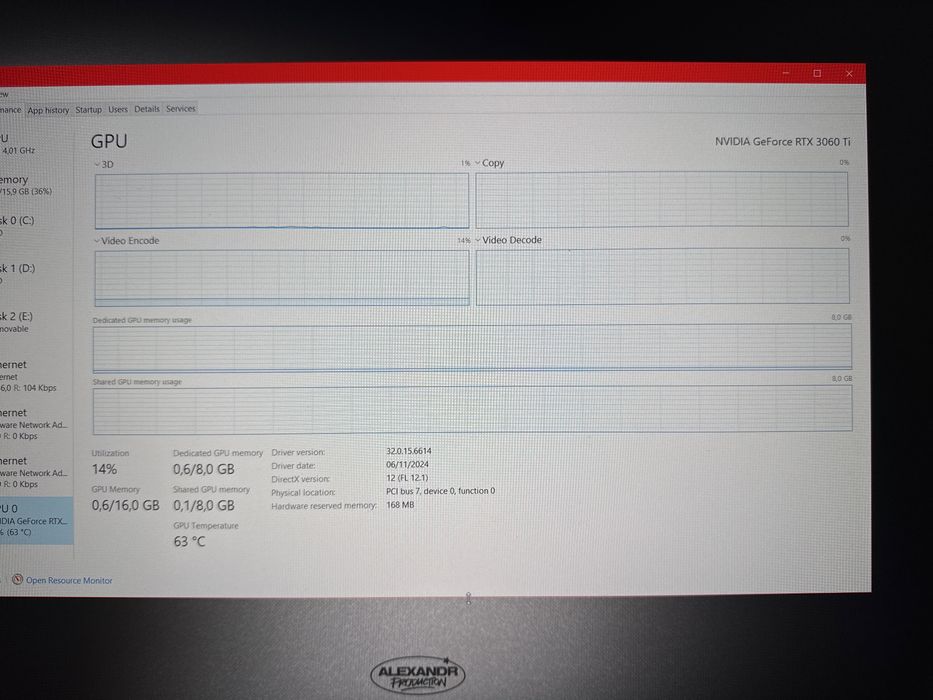 Computador  Gaming - ryzen5 5600x / 16GB ram / 3060ti