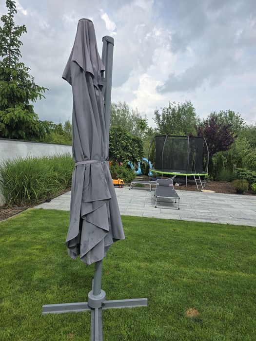 Duży parasol 4x3m antracyt