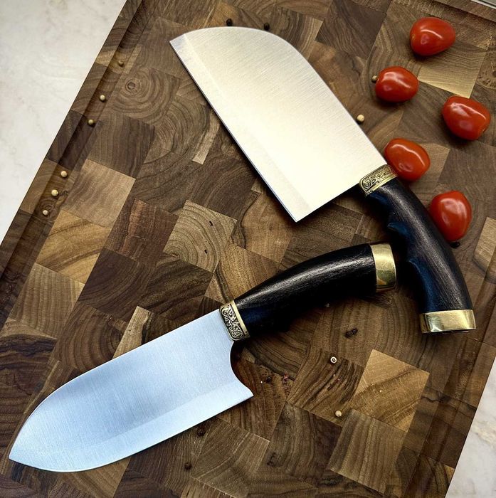 Набір кухонних тяпок KN188 сталь 65Х13 Комплект тяпок кухонных