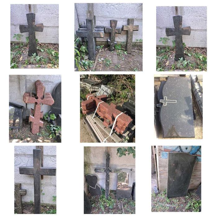 Гранитные памятники из гранита на могилу изготовление, Обухов и рядом