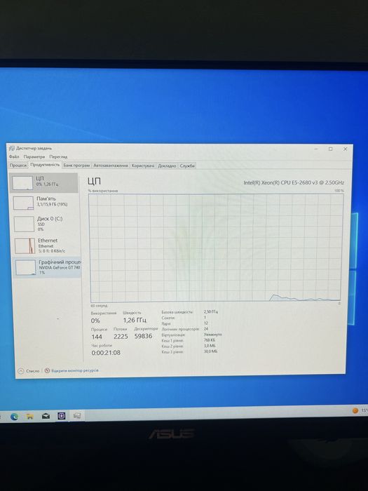 Потужний ПК Xeon 12 ядер / 24 потоки / 16GB DDR4 / NVMe SSD
