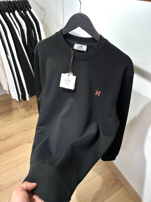 Her LOUIS VUITTON мужской свитшот реглан батник кофта черный худи