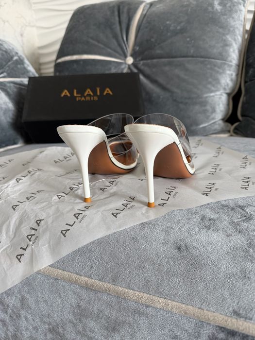 Молочные белые туфли Alaia 35,36,37,38,39