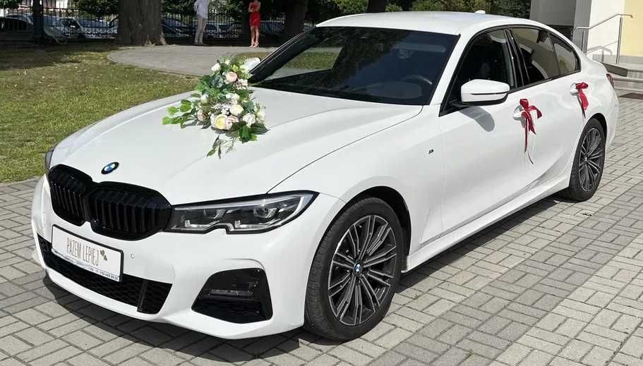 Luksusowe białe BMW G20 - auto na Ślub / samochód na wesele