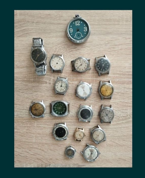 Złom zegarmistrzowski ,koperta tarcza, zegarek