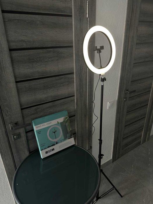 Кільцева LED ЛАМПА + ШТАТИВ 2 метри! Повний набір проф освітлення!