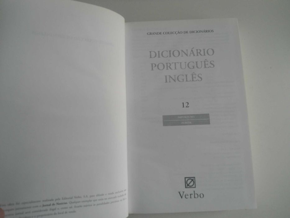 Dicionário Português - Inglês