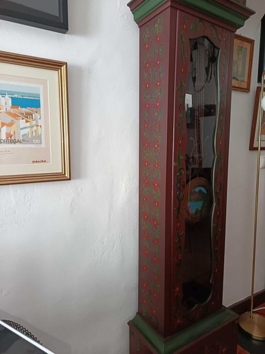 Relógio de Caixa Alta - Francês - A Funcionar e Completo - 245cm