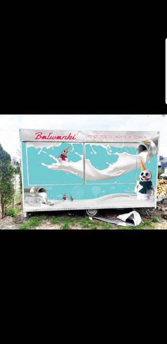 Przyczepa gastronomiczna - Lody Bałwanki