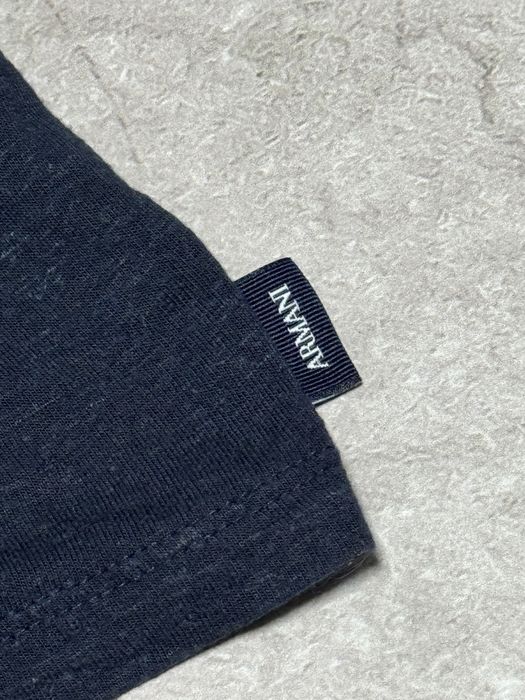 Лляне поло Armani Jeans (оригінал)
