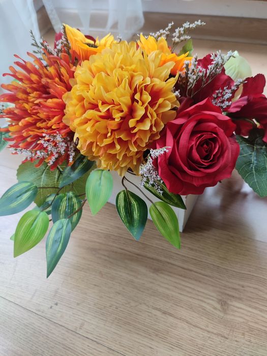 Stroik dla Dziadków, wiązanka z dedykacją