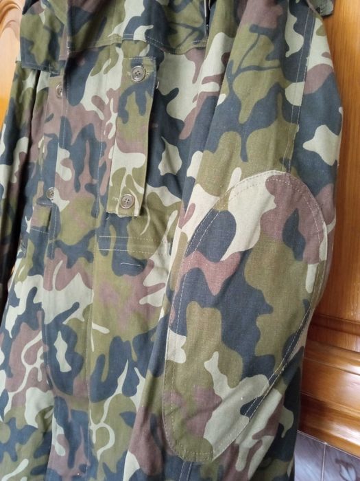 Casaco camuflado Exército Roménia M1990 sobretudo militar parka novo