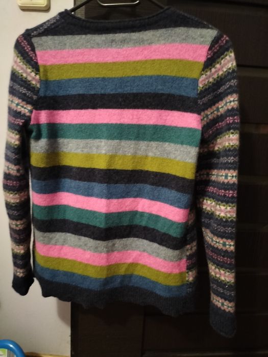 sweter lambswool wełna