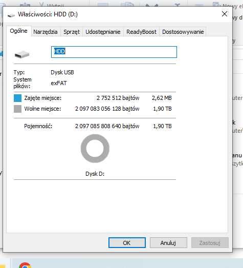 Dysk twardy 2TB szybki zewnętrzny