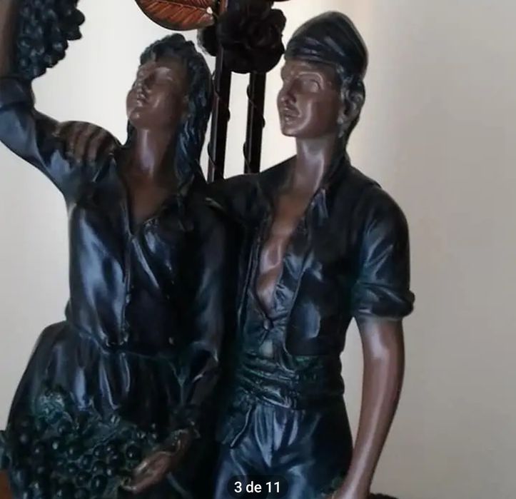 Candeeiro de mesa da Bronze Arte