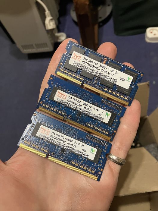 Оперативная память для ноутбука hynix ddr3 по 2 gb