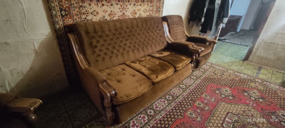 Диван кресла пуфик стол