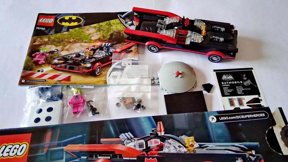 Lego DC 76188 Batman Classic TV Series Batmobile peças novas montado