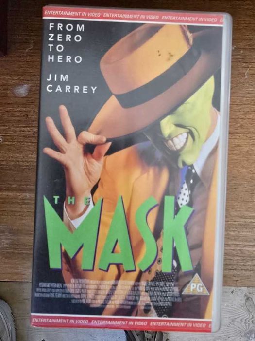 The Mask VHS (1995) Jim Carrey inglês - portes de envio incluídos no preço