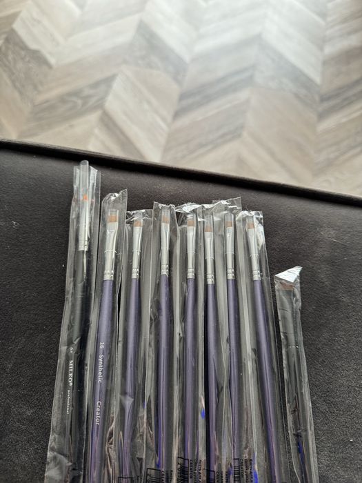 Кисти для бровей Synthetic 5,16 creator / Mileo 6